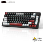 MageGee 75% – Mechanical Gaming Keyboard with Knob, Blue Backlight & Switch Options
