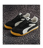 Tenis retro estilo German Trainer para hombre – suela suave y transpirable