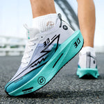 Tenis de running unisex – malla transpirable y suela gruesa
