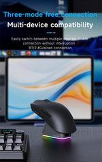 AJ139P V3 MC – Tri-Mode Wireless 24K DPI Gaming Mouse with Charging Dock
