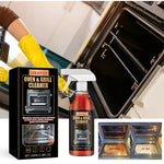 Oven Grill Cleaner Spray 100ml Heavy Duty Degreaser Fast Acting Foam Cleaner For Grill Rack Oven Surface Kitchen Stubborn Stains