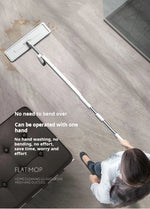 38 cm 360° Flat Spin Mop with Folding Bucket