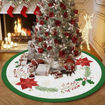 Falda navideña para árbol de 60 cm – terciopelo cristal