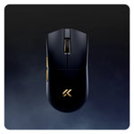 MCHOSE K7 V2 – mouse gamer inalámbrico PAW3955, 50K DPI, Dual 8K y base de carga