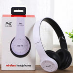 P47 – audífonos Bluetooth 5.0 inalámbricos plegables para música y gaming casual