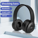 P47 – audífonos Bluetooth 5.0 inalámbricos plegables para música y gaming casual