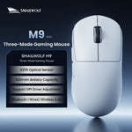 SMAILWOLF M9 – Wireless Tri-Mode PAW3311 Gaming Mouse with Magnetic Charging
