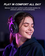 OneOdio EKSA E900 WT – audífonos gamer tri-modo RGB con micrófono y hasta 80 h