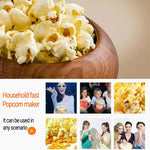 Máquina de palomitas 1200 W con vaso medidor – aire caliente sin grasa