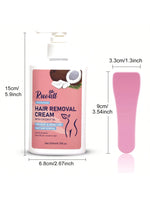 Crema depilatoria de coco – fórmula suave para el cuerpo