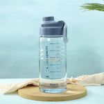 Botella deportiva 1.5 L con asa de silicona – gimnasio y viaje