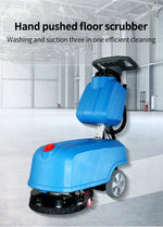 Fregadora eléctrica compacta Walk-Behind para pisos y baldosas