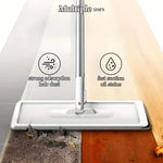 360° Flat Mop with Separate Wash & Wring Bucket