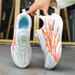 Tenis running unisex con cierre giratorio – sin cordones y suela gruesa