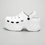Sandalias EVA de plataforma para mujer – punta cerrada y suela gruesa
