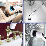 Cepillo eléctrico de limpieza 9 en 1 – baño, pisos, esquinas y vidrio