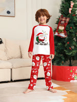 Pijamas familiares navideños con Santa – set de 2 piezas