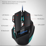 7D RGB Wired Gaming Mouse – Ergonomic Design for PC & Laptop