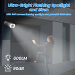 ANRAN 3MP – kit de cámaras solares WiFi para exterior con visión nocturna a color
