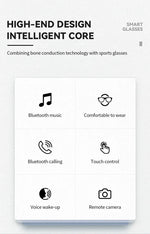 Lenovo – gafas inteligentes AI con Bluetooth, llamadas, música y control táctil