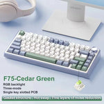 AULA F75 – 75% Gasket Mechanical Gaming Keyboard with RGB & PBT Keycaps