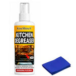 Bbq Grills Cleaner Spray With Towel Heavy Duty Grills Grease Removal Spray Quickly Removes Tough-Burnt On Food Grease Degreaser