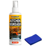 Bbq Grills Cleaner Spray With Towel Heavy Duty Grills Grease Removal Spray Quickly Removes Tough-Burnt On Food Grease Degreaser