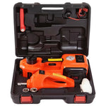Kit 4 en 1 de gato hidráulico eléctrico 12 V de 5 toneladas