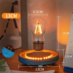 Lámpara de Saturno levitante con base luminosa – decoración magnética