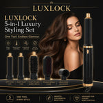 LUXLOCK Professional 5-in-1 Set – Dryer, Curler & Straightener