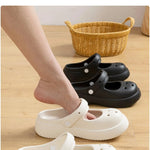 New Summer Outdoor Beach Big Toe Slides Garden Clogs Breathable Shoes For Women Platform Crogs Girl's Sandals Wrapped Slippers