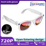 Gafas inteligentes AI con cámara 8 MP – video, traducción, Bluetooth y música