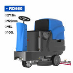 Mini fregadora automática de pisos con cable – Walk-Behind