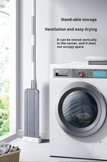 38 cm 360° Flat Spin Mop with Folding Bucket