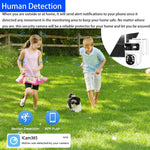 Cámara solar 8MP 4K 4G PTZ – doble lente, batería y detección PIR