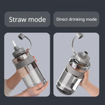 Sports Water Bottle with Straw – 600 ml, 1 L, 1.5 L & 2 L