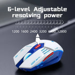 Mouse gamer inalámbrico tri-modo 12,800 DPI – RGB, 1000 Hz y USB-C