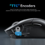 ATTACK SHARK R1 – 55 g Tri-Mode Wireless Gaming Mouse with 18K DPI