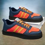 Tenis casuales tipo skate para hombre – corte bajo y suela antideslizante