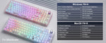 YUNZII X98 – Wireless QMK/VIA Mechanical Keyboard, RGB, Gasket & Hot-Swap