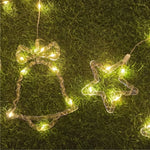 Cortina de luces navideñas LED con control remoto – 8 modos