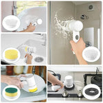 Zhopu SpinClean Max™ 5-in-1 Electric Scrubber