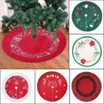 Falda navideña para árbol de 60 cm – terciopelo cristal
