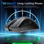 ATTACK SHARK R1 – 55 g Tri-Mode Wireless Gaming Mouse with 18K DPI