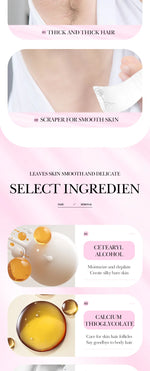 Crema depilatoria corporal hidratante – packs múltiples