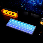 XVX M67 JadeStone – teclado mecánico inalámbrico 65% tri-modo, Gasket y RGB