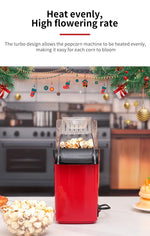 Portable Automatic Hot Air Popcorn Maker – Oil-Free