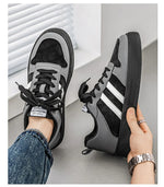 Tenis casuales tipo skate para hombre – corte bajo y suela antideslizante
