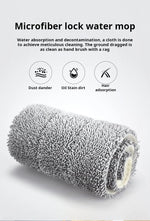 38 cm 360° Flat Spin Mop with Folding Bucket