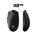 MCHOSE G3 V2 – mouse gamer inalámbrico PAW3395 tri-modo con batería de 800 mAh